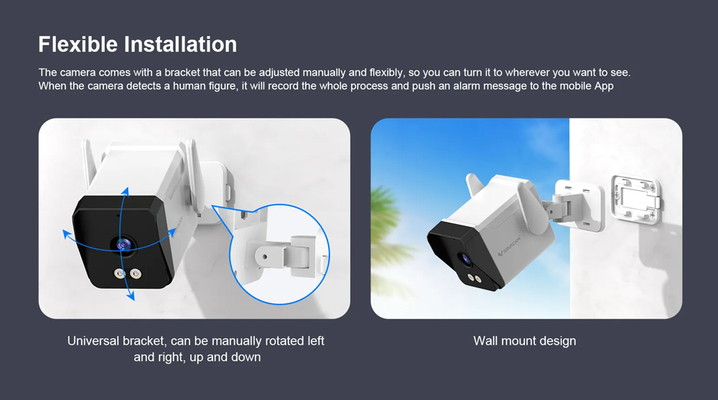 VSTARCAM smart κάμερα TS3, 3MP, WiFi, SD, IP66