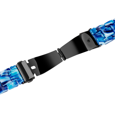 Watchband Hoco WA36 Elegant Series 38/40/41/42mm Πλαστικό Μπρασελέ Strap για Apple Watch series 1/2/3/4/5/6/7/8/9/SE/SE2 Μπλε