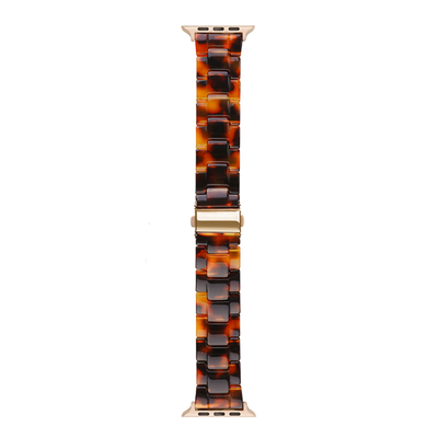 Watchband Hoco WA36 Elegant Series 38/40/41/42mm Πλαστικό Μπρασελέ Strap για Apple Watch series 1/2/3/4/5/6/7/8/9/SE/SE2 Ταρταρούγα