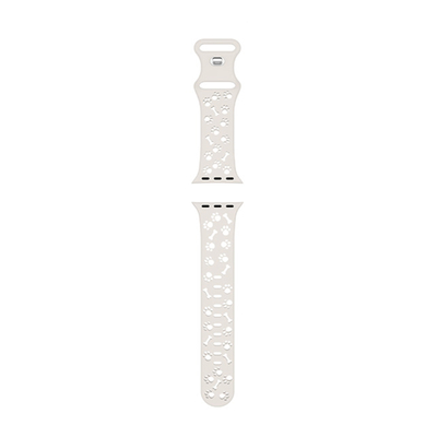 Watchband Hoco WA38 Time Series 44/45/46/49mm Silicon Strap για Apple Watch series 1/2/3/4/5/6/7/8/9/se/ultra1/ultra2 Λευκό