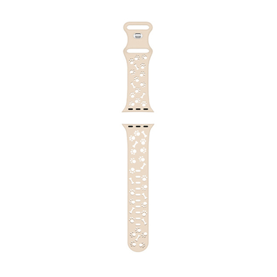 Watchband Hoco WA38 Time Series 44/45/46/49mm Silicon Strap για Apple Watch series 1/2/3/4/5/6/7/8/9/se/ultra1/ultra2 Μπεζ