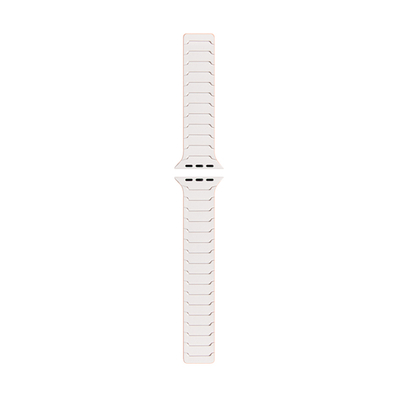 Watchband Hoco WA39 Flex Series 38/40/41/42mm Silicon Strap για Apple Watch series 1/2/3/4/5/6/7/8/9/SE/SE2 Μπέζ με Πορτοκαλί
