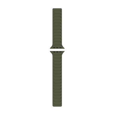 Watchband Hoco WA39 Flex Series 44/45/46/49mm Silicon Strap για Apple Watch series 1/2/3/4/5/6/7/8/9/se/ultra1/ultra2 Χακί με Μαύρο