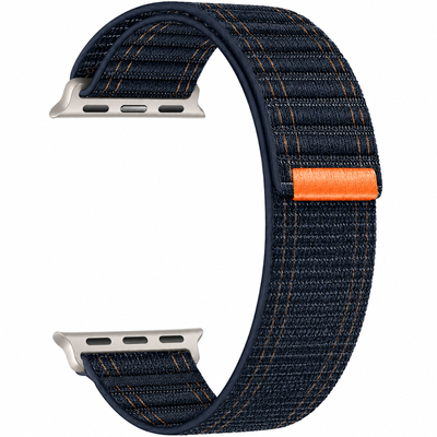 Watchband Hoco WA42 Fabric Series 44/45/46/49mm Nylon Strap για Apple Watch series 1/2/3/4/5/6/7/8/9/se/ultra1/ultra2 Σκούρο Μπλε