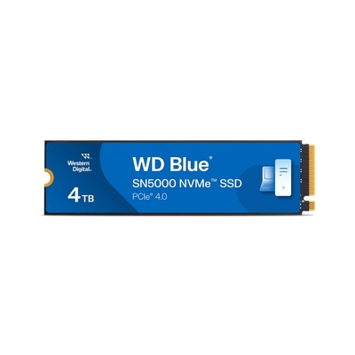 Western Digital Δίσκος SSD Blue 3D 4TB M.2 2280 SN5000 (WDS400T4B0E)