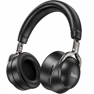Wireless Ακουστικά Stereo Hoco. ESD17 Profit v5.3 400mAh 12 'Ωρες Λειτουργίας με υποδοχή Micro SD AUX FM Μαύρα