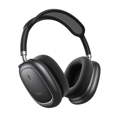 Wireless Ακουστικά Stereo Hoco W68 Calma HiFi Audio ANC v6.0 400mAh 45 Ώρες Ομιλίας AUX USB-C Γκρι