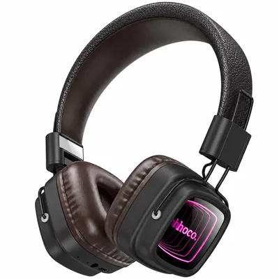 Wireless Ακουστικά Stereo Hoco W72 Earl III v6.0 400mAh 25 Ώρες Ομιλίας AUX USB-C Καφέ