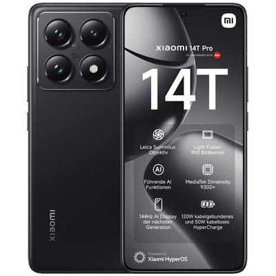 Xiaomi 14T Pro 5G Dual Sim 6.67" 12GB/512GB NFC IP68 Titan Black