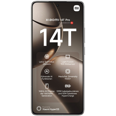 Xiaomi 14T Pro 5G Dual Sim 6.67" 12GB/512GB NFC IP68 Titan Grey