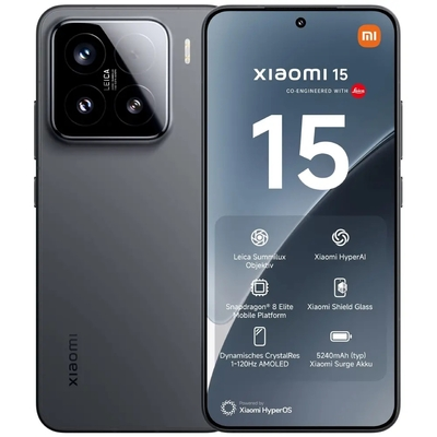 Xiaomi 15 5G Dual Sim 6.36" 12GB/256GB NFC IP68 Black