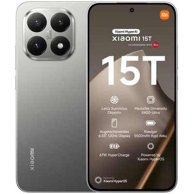 Xiaomi 15T 5G Dual Sim 6.83" 12GB/512GB NFC IP68 Grey