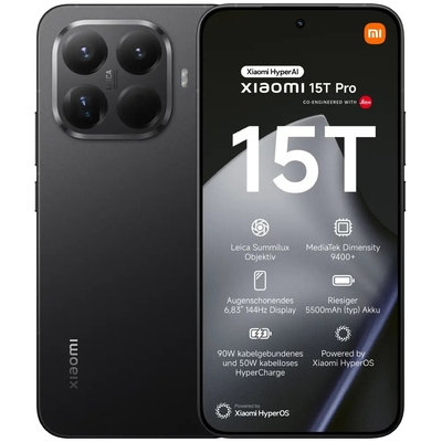 Xiaomi 15T Pro 5G Dual Sim 6.83" 12GB/256GB NFC IP68 Black
