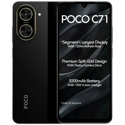 Xiaomi Poco C71 4G Dual Sim 6.88" 3GB/64GB Black