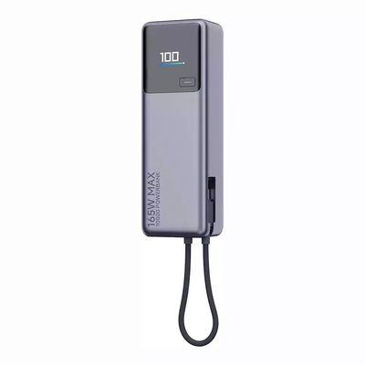 Xiaomi Power Bank 10000mAh BHR9361GL 165W Fast Charge με 1xUSB-C και Ενσωματωμενο Καλώδιο