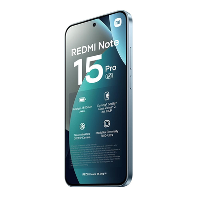 Xiaomi Redmi Note 15 Pro 5G Dual Sim 6.83" 12GB/512GB IP68 Glacier Blue