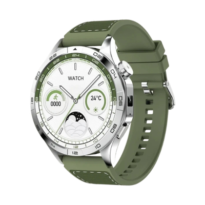 XO XO WATCH4 SILVER AND GREEN