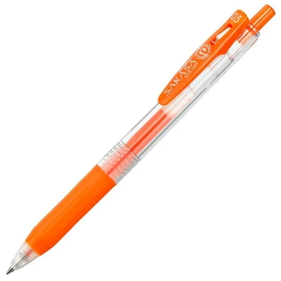 Zebra Sarasa Clip 0.5 Gel Pen Orange (ZB-35133) (ZEB35133)