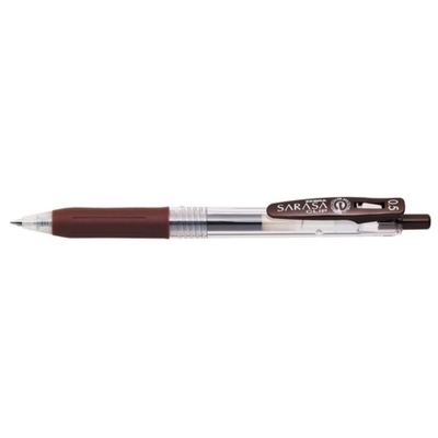 Zebra Sarasa Clip Gel Pen 0.5 Καφέ (ZB-35136) (ZEB35136)